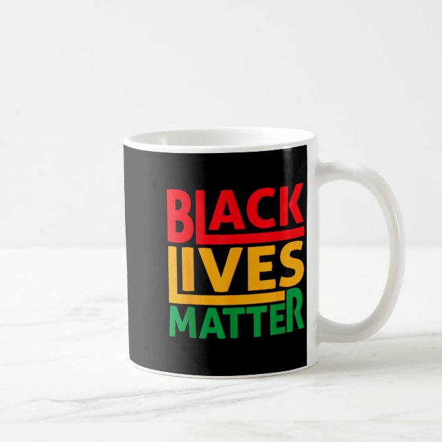 Black Lives Blm Human Rights Black History Month  Kaffemugg (Höger)