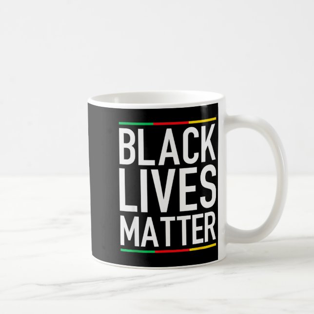 Black Lives Blm Human Rights Black History Month  Kaffemugg (Höger)