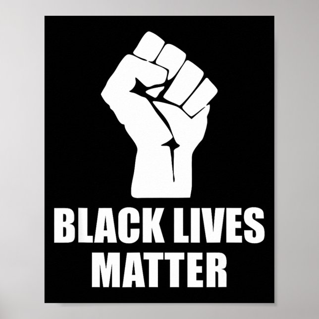 Black Lives Blm Human Rights Black History Month  Poster (Framsidan)