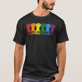 BLACK LIVES - BLM Rainbow T Shirt