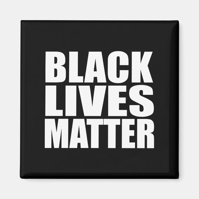 "BLACK LIVES FATER" MAGNET (Framsidan)