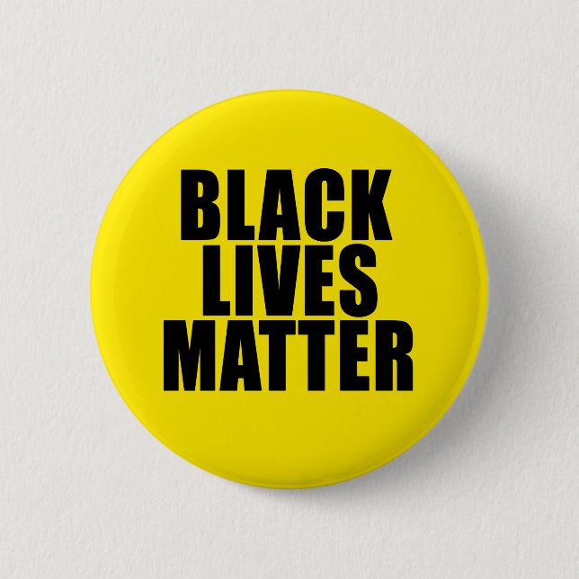 "BLACK LIVES MATTER" 2,25-tums Knapp (Framsida)