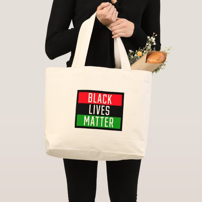 Black Lives Matter 2 Jumbo Tygkasse (Framsida (produkt))