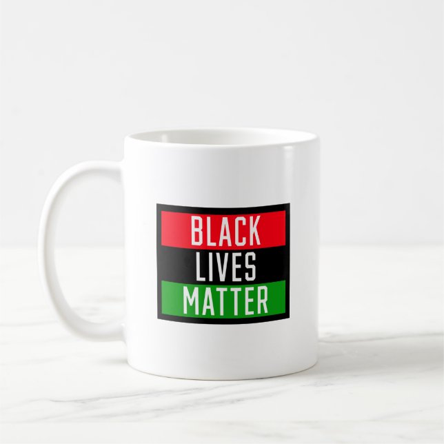 Black Lives Matter 2 Kaffemugg (Vänster)