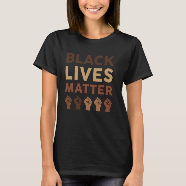 Black Lives Matter Ally Funny BLM Allies Gift Mana T Shirt (Framsida)