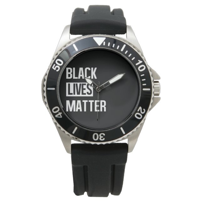 Black Lives Matter Armbandsur (Framsida)