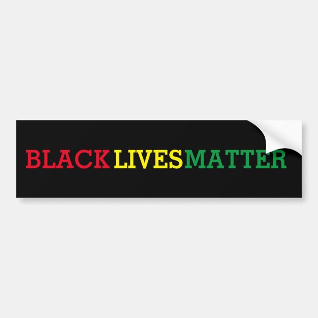 Black Lives Matter Bildekal (Framsidan)
