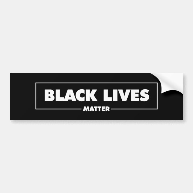 Black Lives Matter Bildekal (Framsidan)