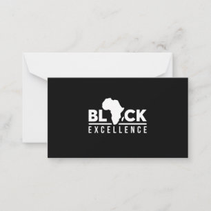 Black Lives Matter Black Excellence Anteckningskort