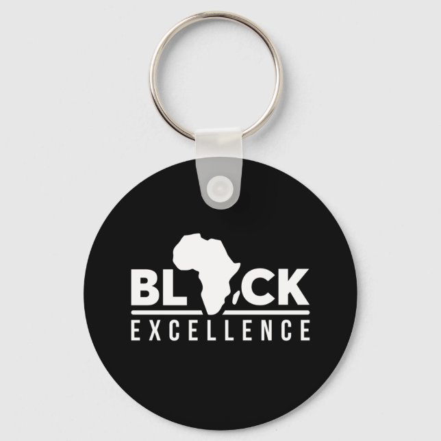 Black Lives Matter Black Excellence Nyckelring (Framsida)