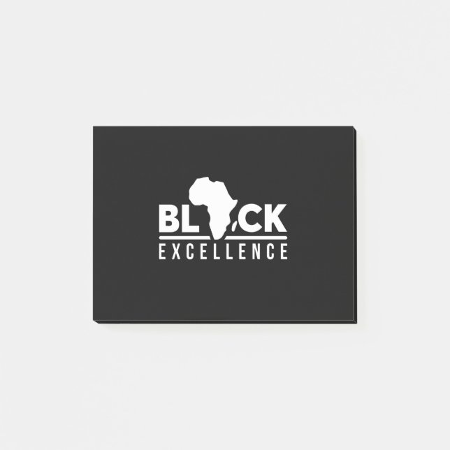 Black Lives Matter Black Excellence Post-it Block (Framsida)