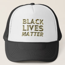 Black Lives Matter Black guld modern typografi