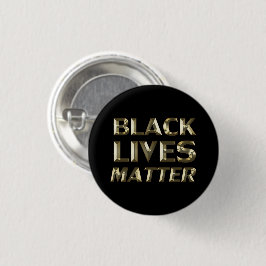 Black Lives Matter Black guld modern typografi Knapp