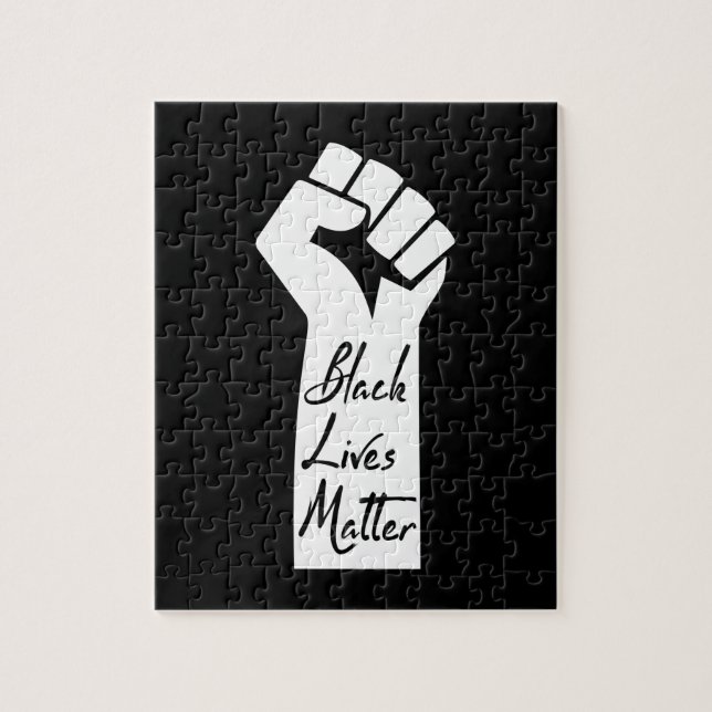 Black Lives Matter Black Woman Pussel (Vertikal)