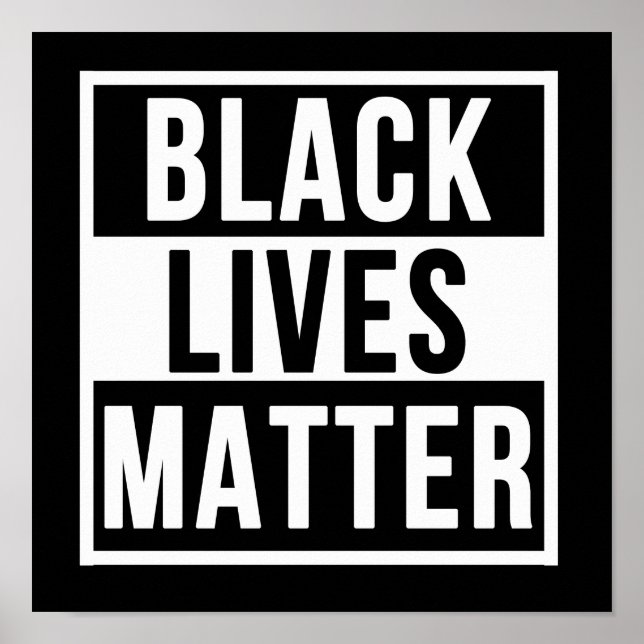 Black Lives Matter BLM African American Pride Poster (Framsidan)