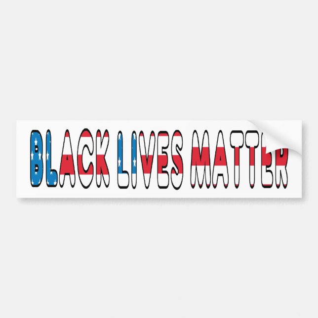 Black Lives Matter BLM Bildekal (Framsidan)