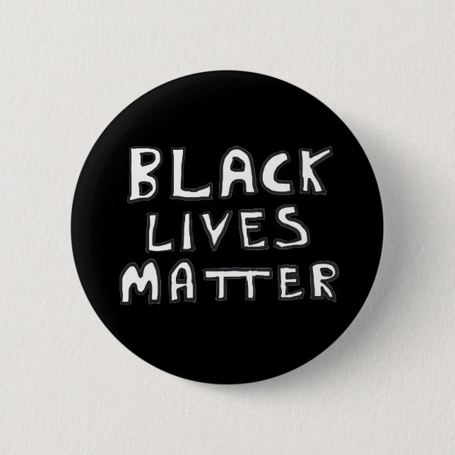 Black Lives Matter BLM Knapp (Framsida)