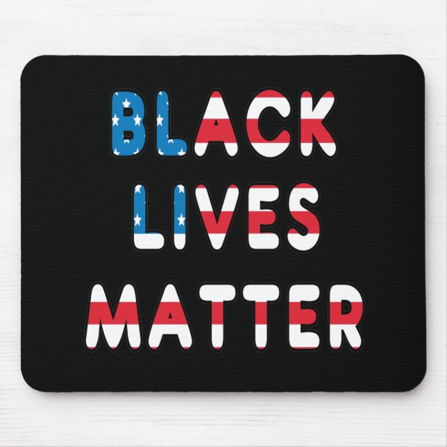 Black Lives Matter BLM Musmatta (Framsidan)