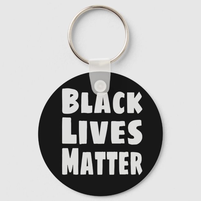 Black Lives Matter BLM Nyckelring (Framsida)