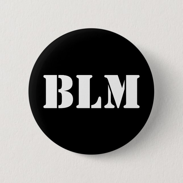 Black Lives Matter BLM Pin Knapp (Framsida)