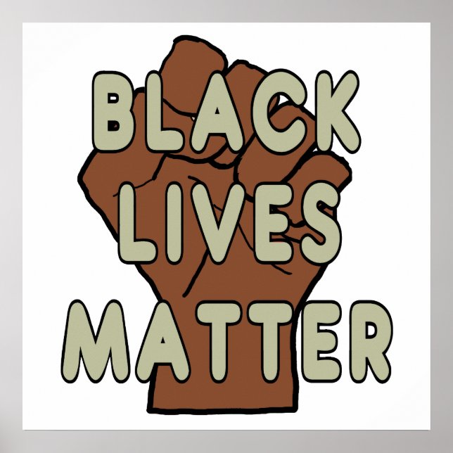 Black Lives Matter BLM Poster (Framsidan)