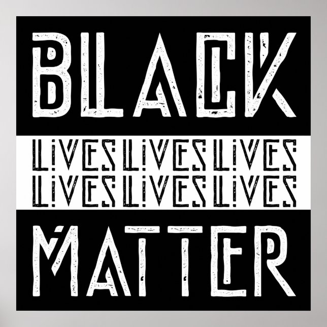 Black Lives Matter BLM Poster (Framsidan)