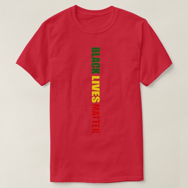 Black Lives Matter BLM T Shirt (Design framsida)