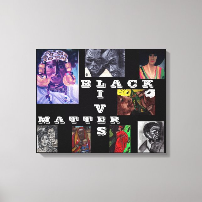 BLACK LIVES MATTER canvas (Framsida)