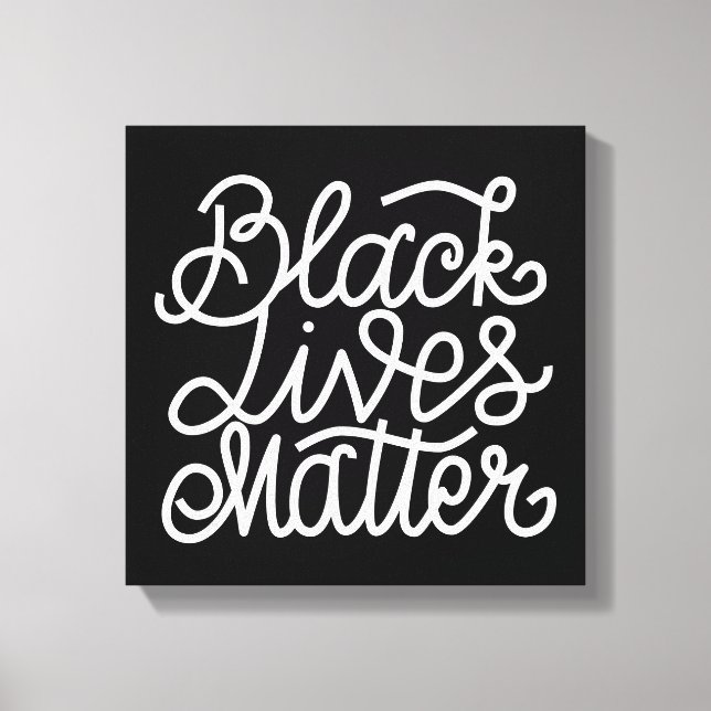Black Lives Matter Canvastryck (Framsida)