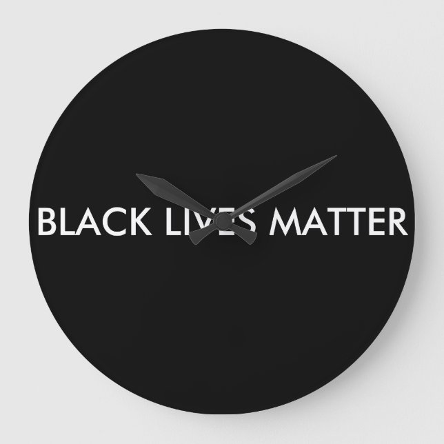 Black Lives Matter Clock, BLM Stor Klocka (Framsida)