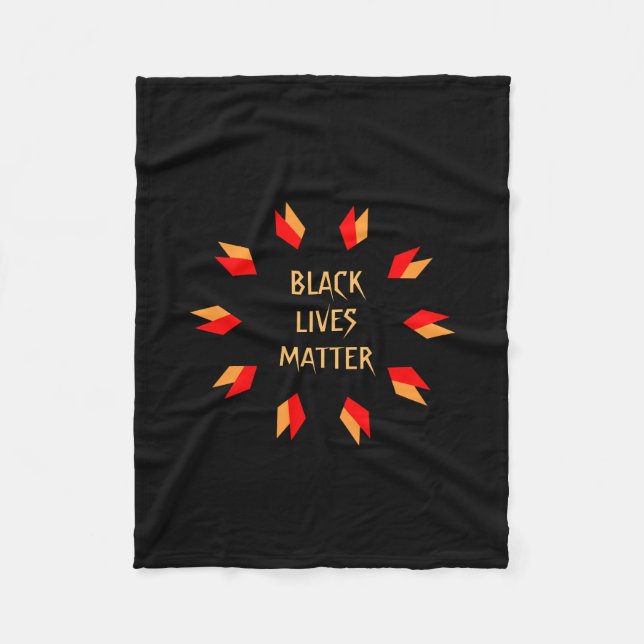 Black Lives Matter Fleece Blanket (Framsidan)