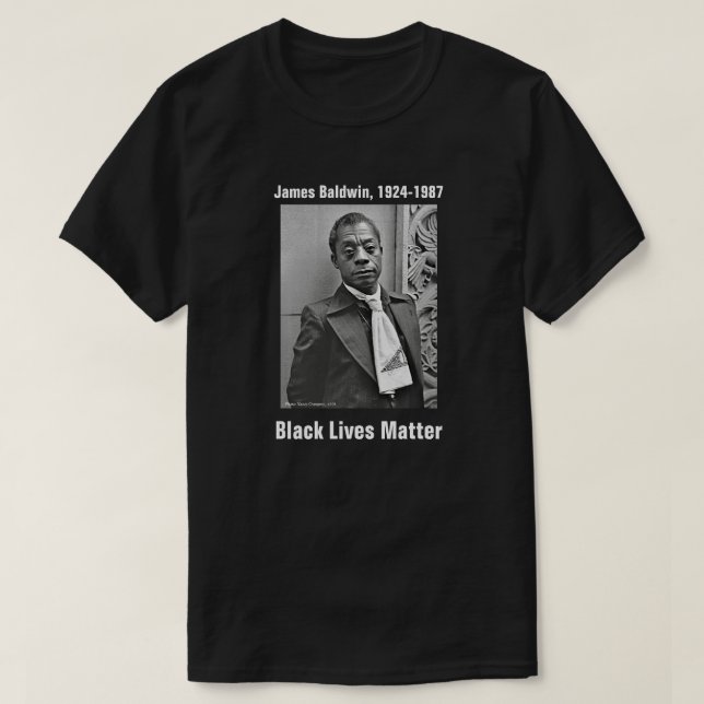 Black Lives Matter, James Baldwin T Shirt (Design framsida)