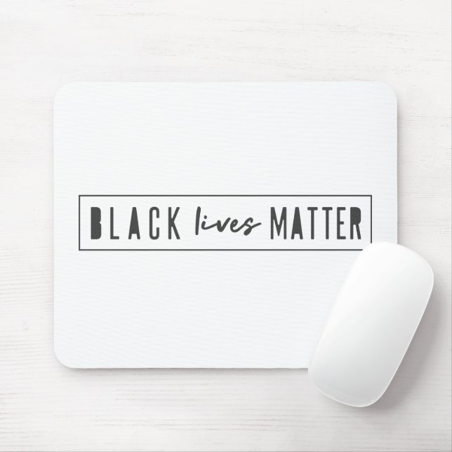 Black Lives Matter | Jämställdhet mellan BLM Tävli Musmatta (Med mus)