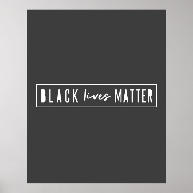 Black Lives Matter | Jämställdhet mellan BLM Tävli Poster (Framsidan)