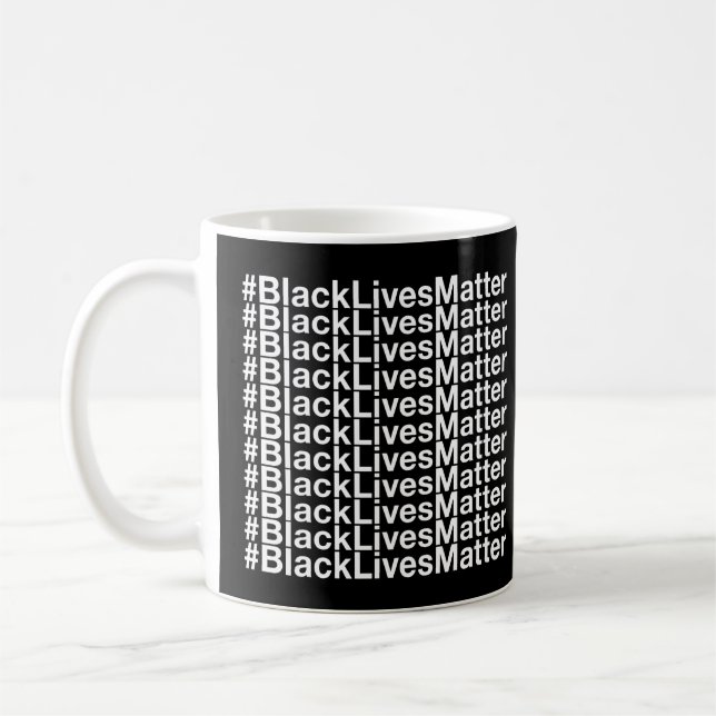 Black Lives Matter Kaffemugg (Vänster)