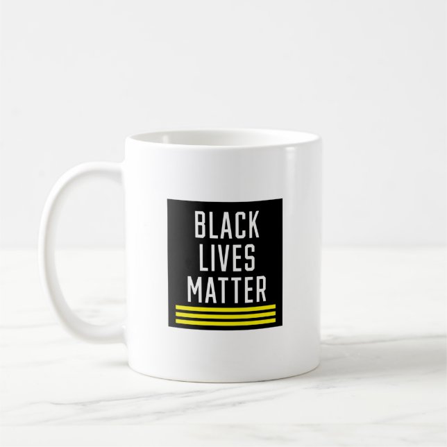 Black Lives Matter Kaffemugg (Vänster)
