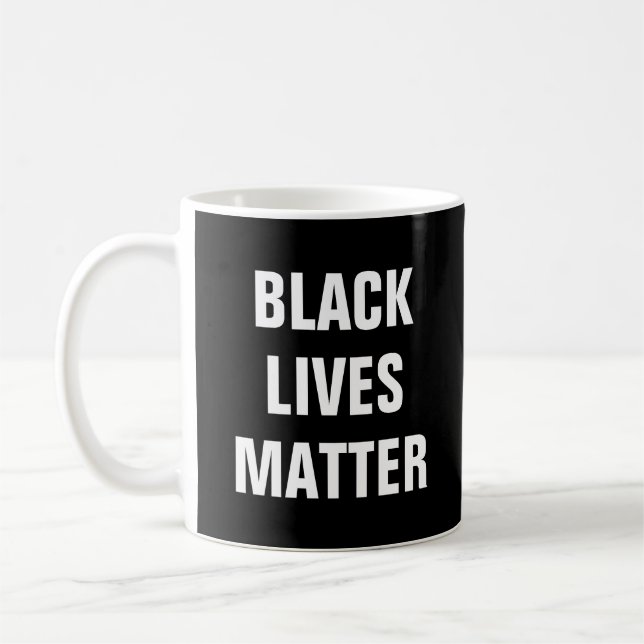 Black Lives Matter Kaffemugg (Vänster)