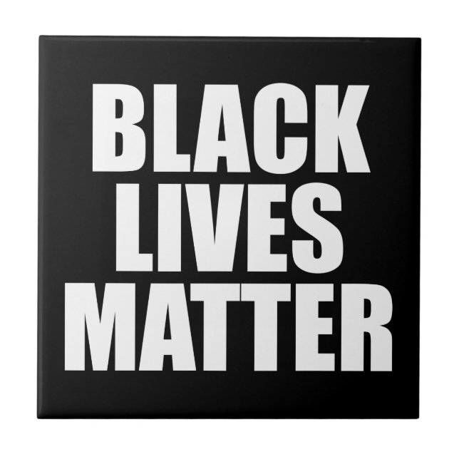 Black Lives Matter Kakelplatta (Framsidan)