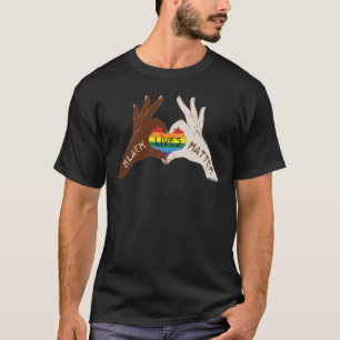 Black Lives Matter - Kärlek blm Rainbow T Shirt