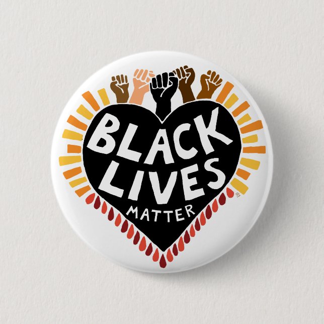 Black Lives Matter-knapp Knapp (Framsida)