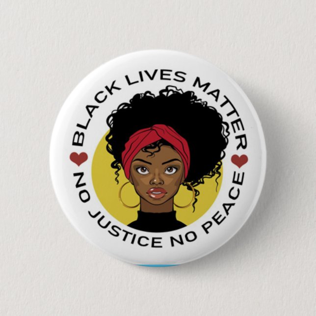 Black Lives Matter-knapp Knapp (Framsida)