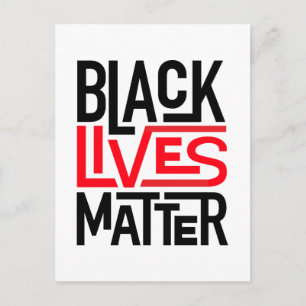 Black Lives Matter Lika Höger Vykort