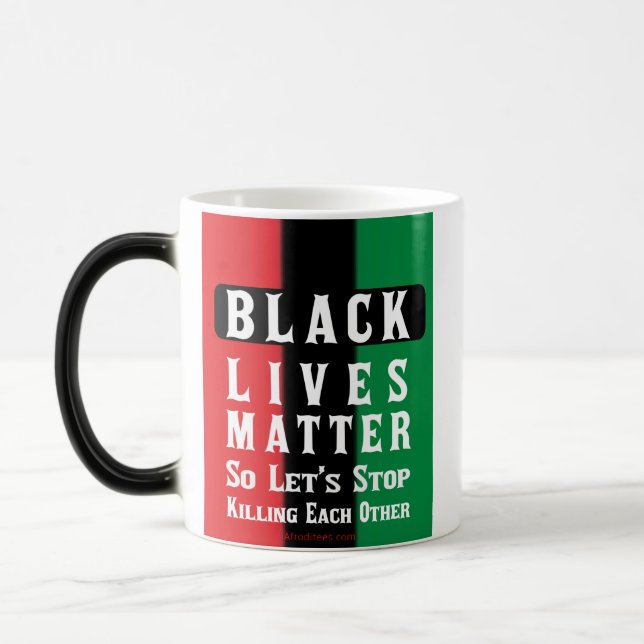 Black Lives Matter Magisk Mugg (Vänster)