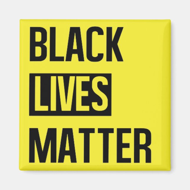 Black Lives Matter Magnet (Framsidan)
