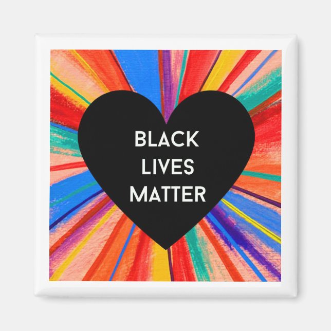 BLACK LIVES MATTER magnet (Framsidan)