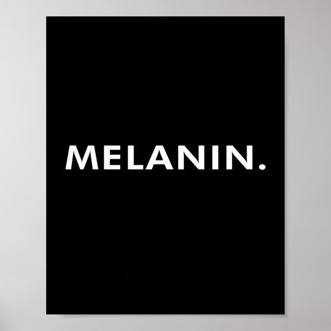 Black Lives Matter Melanin Poster (Framsidan)