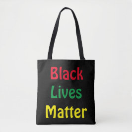 Black Lives Matter Mot Rasism Tygkasse