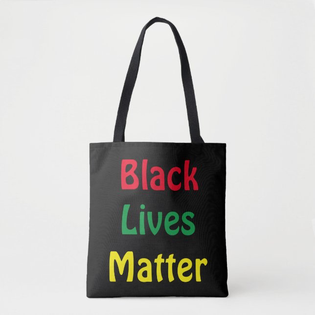 Black Lives Matter Mot Rasism Tygkasse (Framsida)
