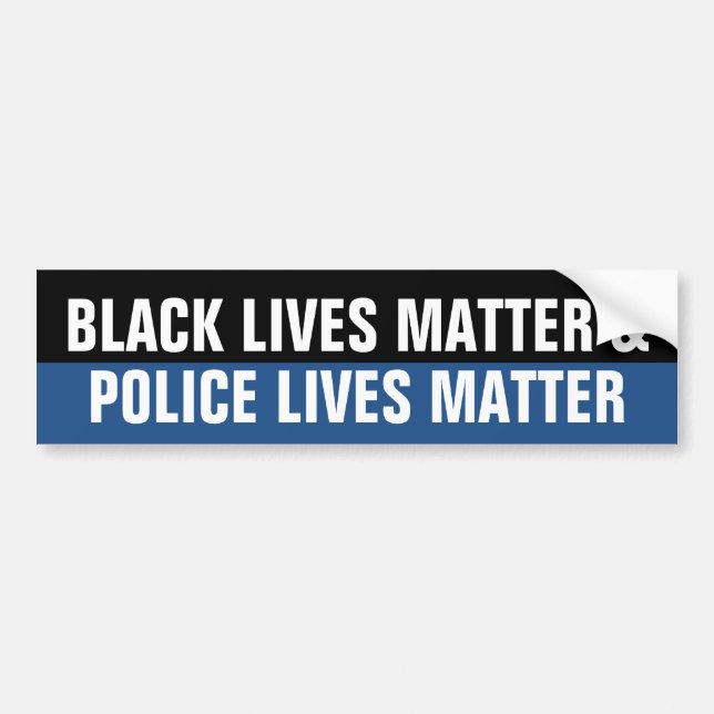 Black Lives Matter och Bildekal (Framsidan)