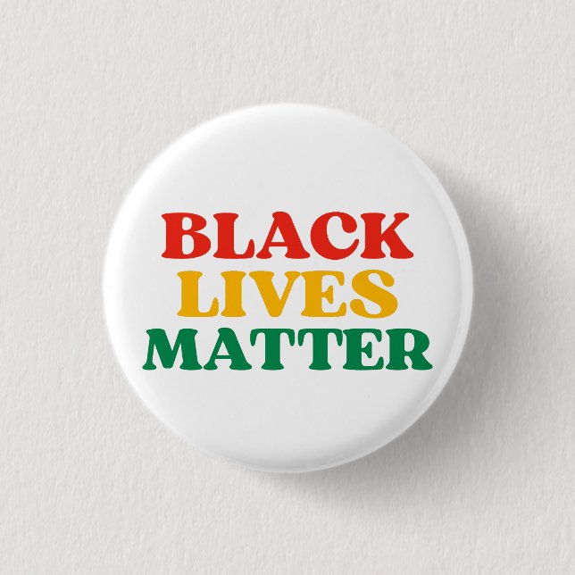 Black Lives Matter Ornament Knapp (Framsida)
